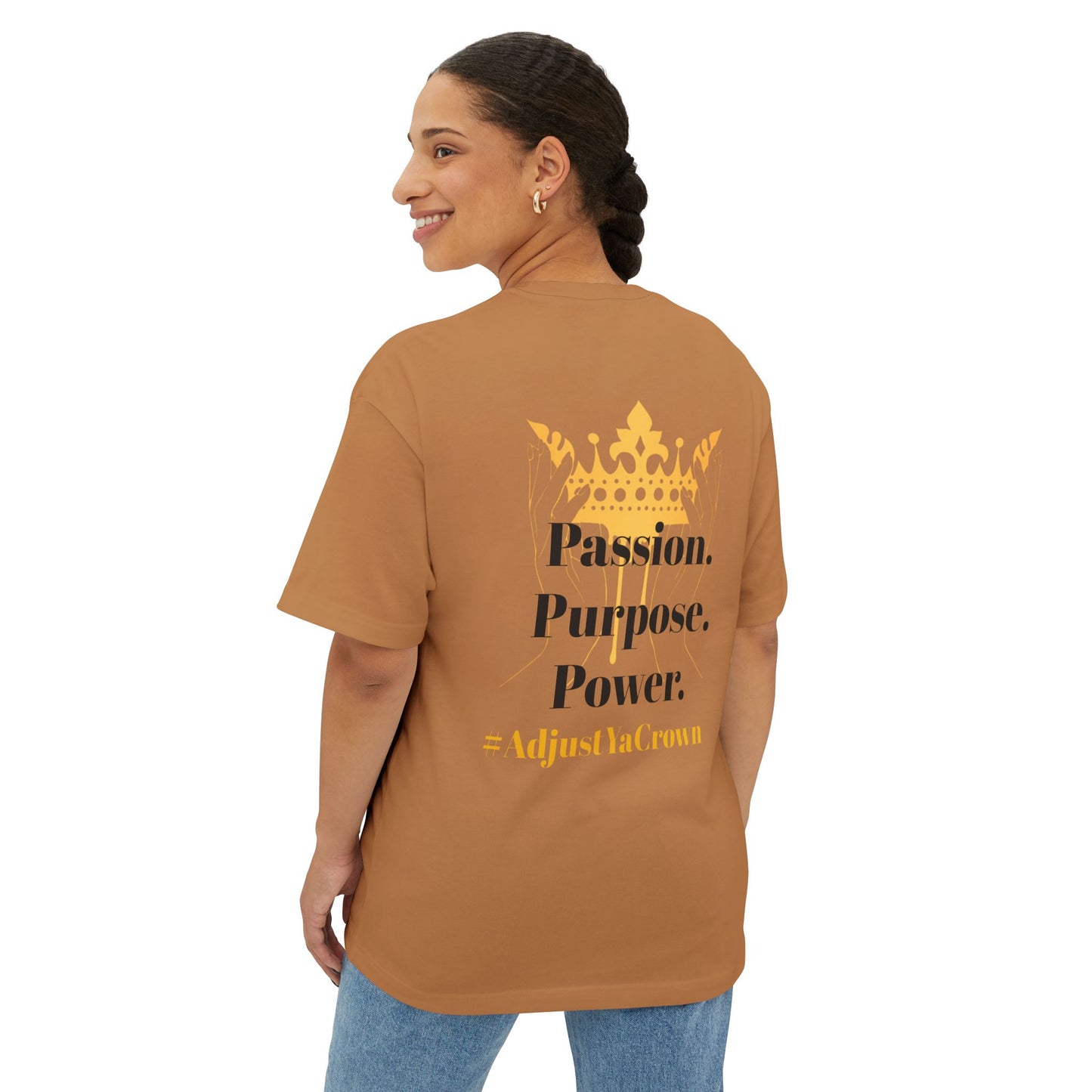 AYC Passion. Purpose. Power. Unisex Oversized Boxy Tee