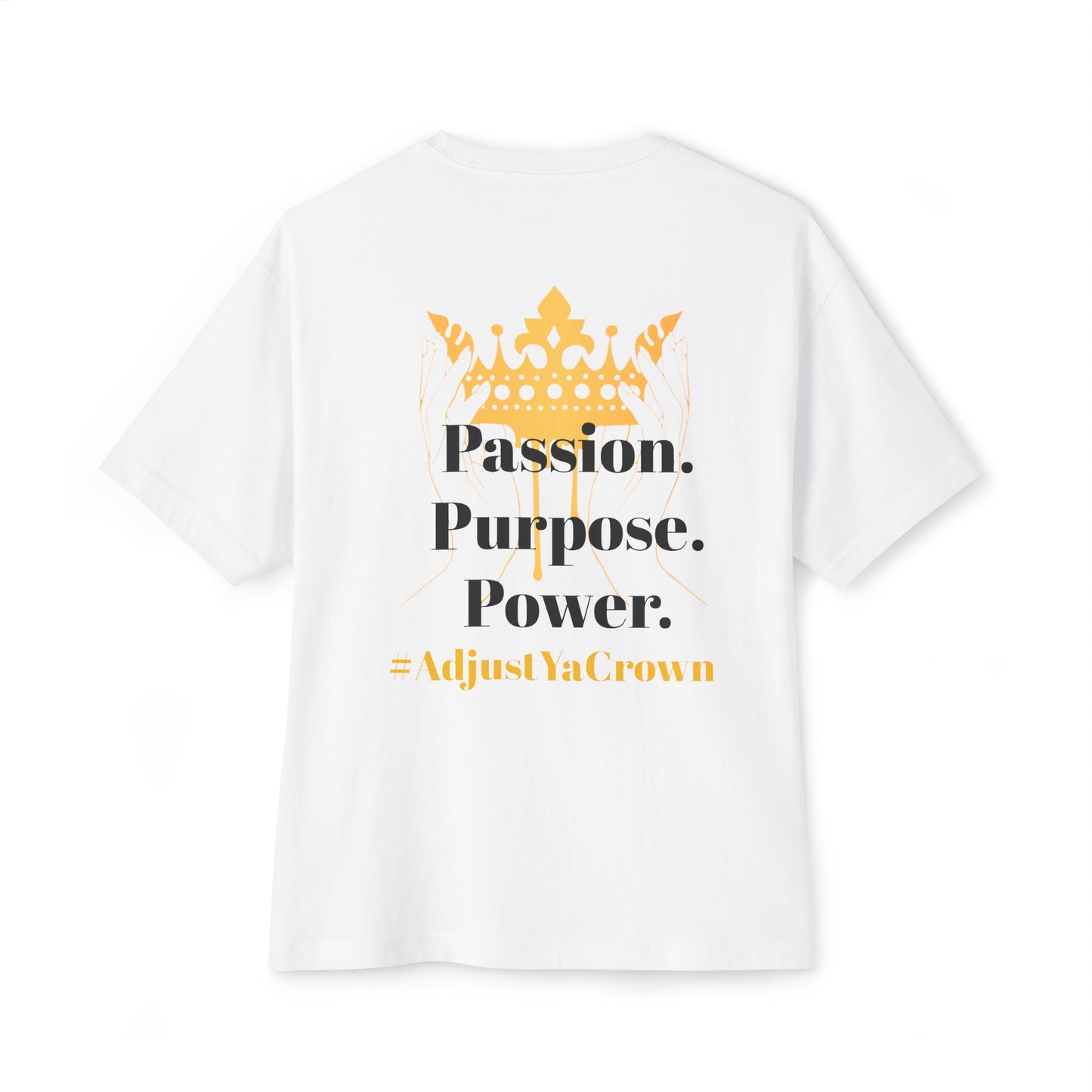 AYC Passion. Purpose. Power. Unisex Oversized Boxy Tee