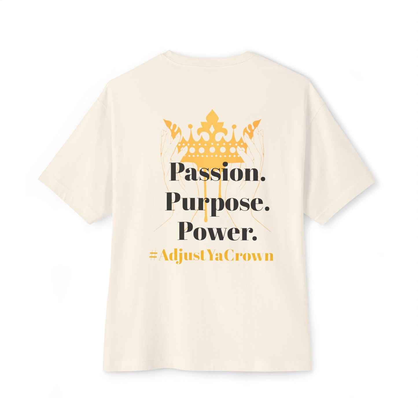 AYC Passion. Purpose. Power. Unisex Oversized Boxy Tee