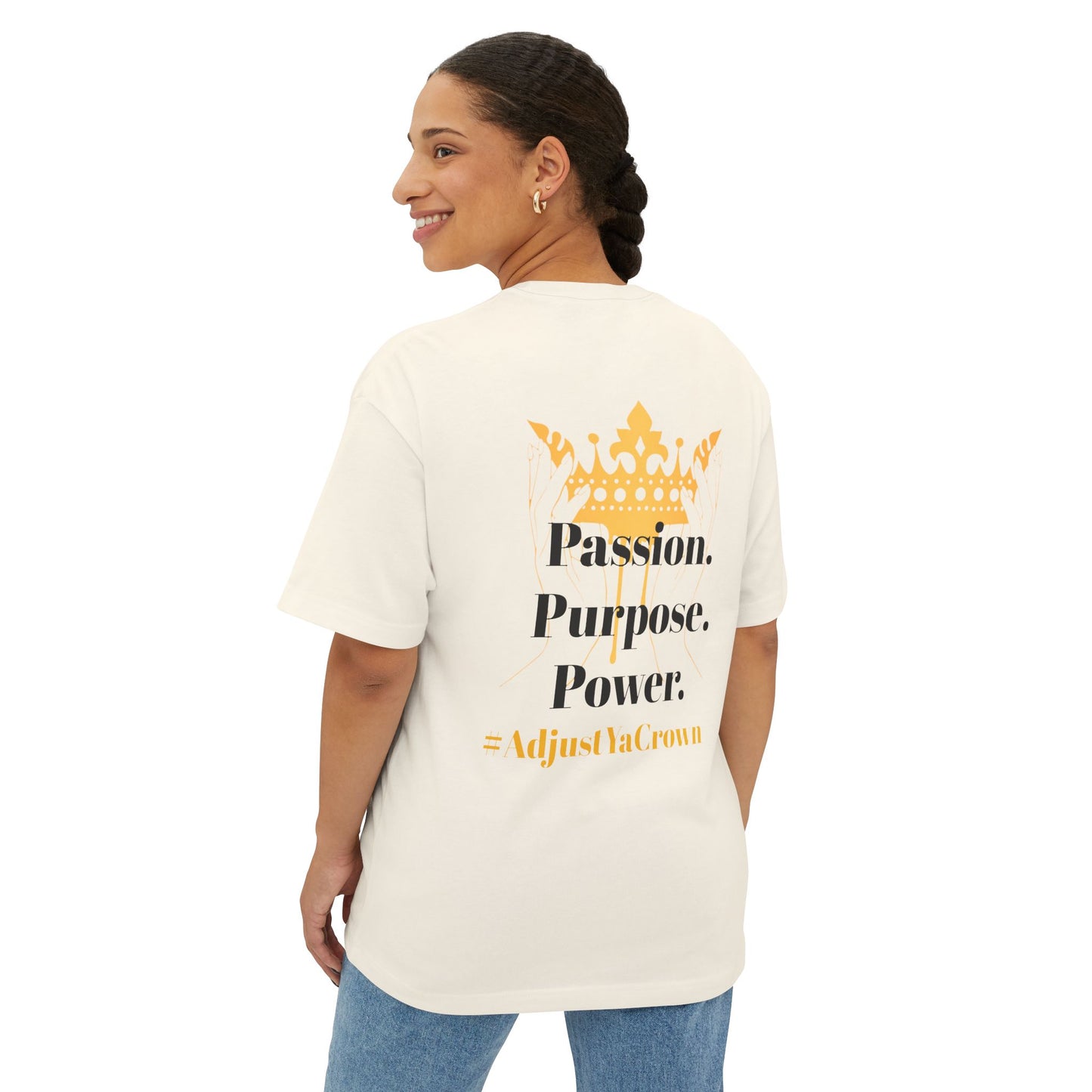 AYC Passion. Purpose. Power. Unisex Oversized Boxy Tee