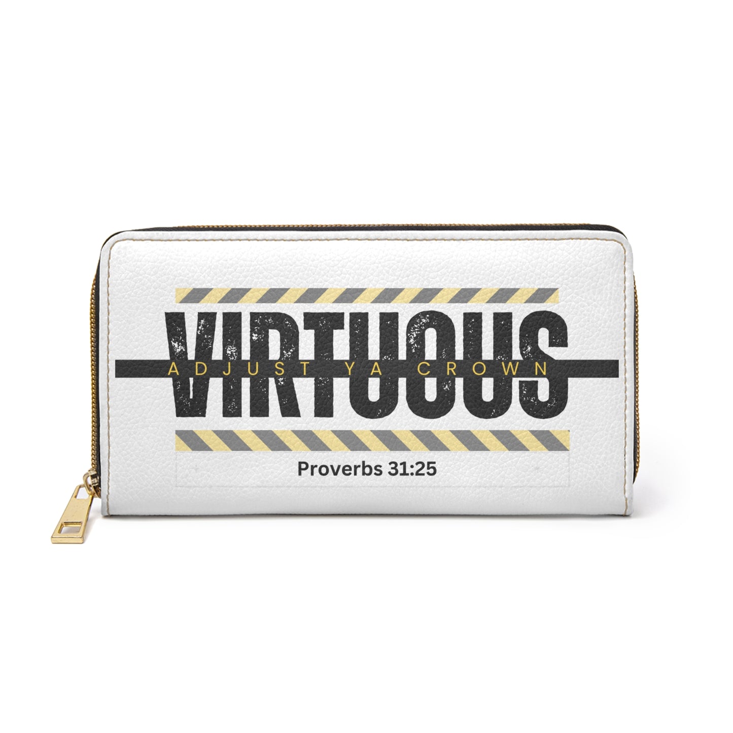 AYC Zipper Wallet - Virtuous Woman Design